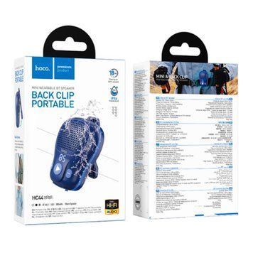 Колонка Bluetooth Hoco HC44 LED blue 45892 фото