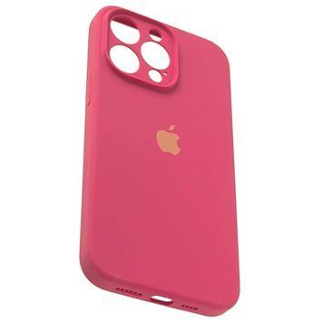 Silicone case Full camera iPhone 15 Pro crimson 32282 фото