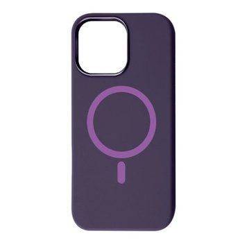 Силікон iPhone 17 Pro Max with MagSafe Fibra OmniMag dark purple 48607 фото