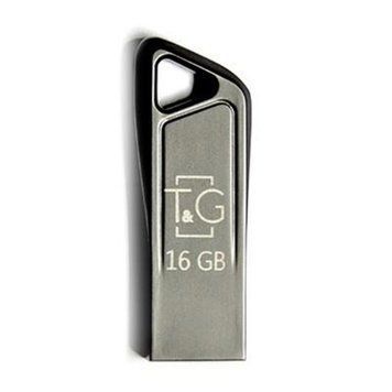 USB Flash 16 GB T&G 114 Metal Black 28219 фото