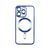 Силікон iPhone 12 MagSafe chrome blue 18069 фото