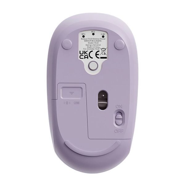 Мишка Bluetooth Baseus F01B Tri-Mode purple 29348 фото
