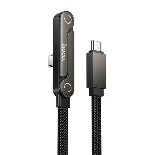 Cable Hoco Type-C to Type-C U150 60w 1m black 46805 фото
