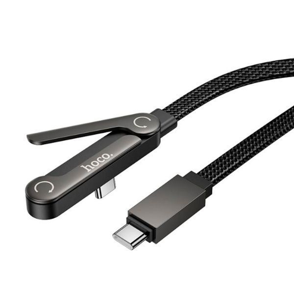 Cable Hoco Type-C to Type-C U150 60w 1m black 46805 фото