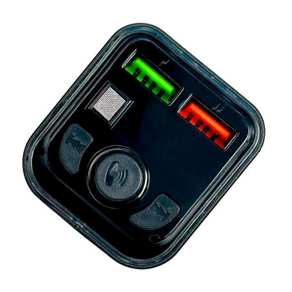 FM трансмістер Bluetooth FM-M18 3.1A black 36746 фото