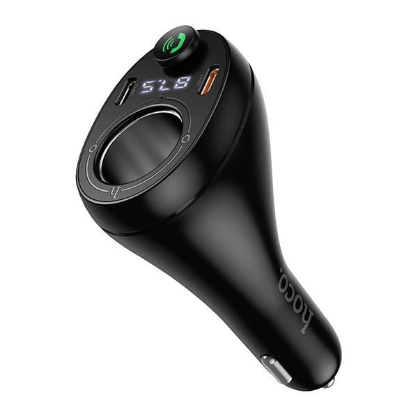 FM трансмістер Bluetooth Hoco E88 35W black 12582 фото