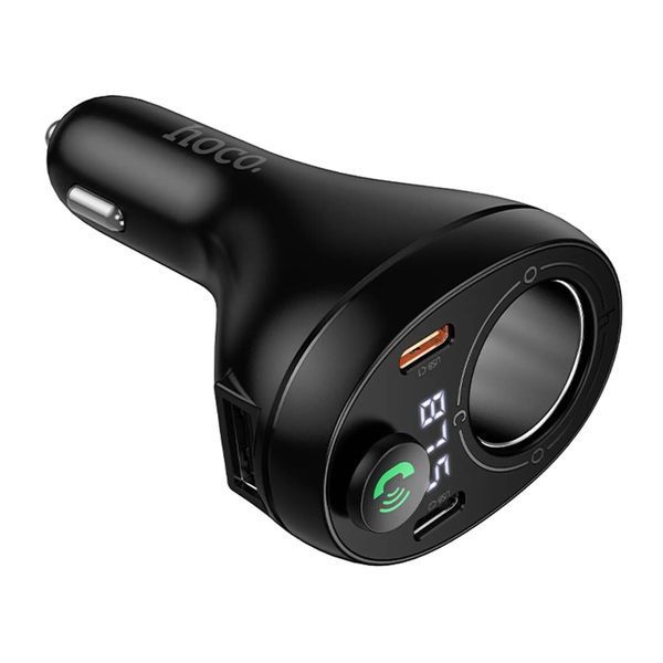 FM трансмістер Bluetooth Hoco E88 35W black 12582 фото