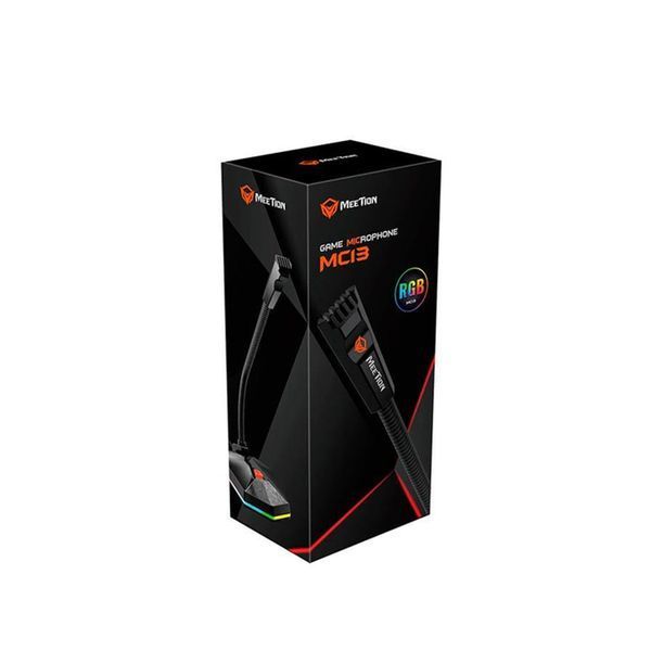 Мікрофон ігровий Meetion MC13 RGB black 42849 фото