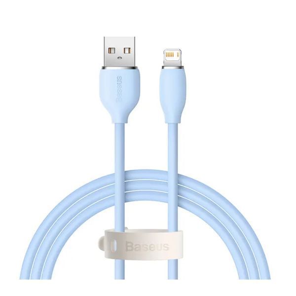 USB Cable Baseus Jelly Liquid Silica Gel Lightning 2.4A (1.2m) blue 18412 фото