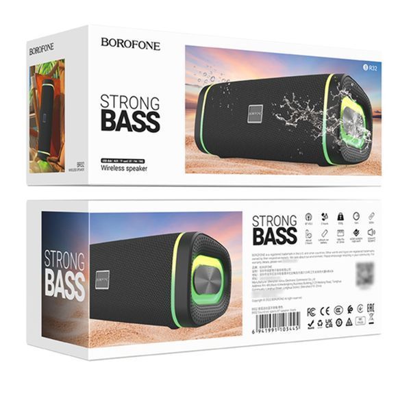 Колонка Bluetooth Borofone BR32 black 37457 фото