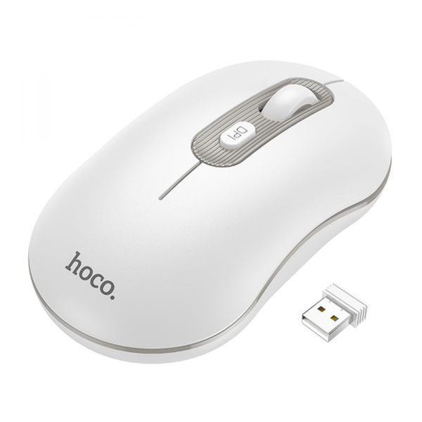 Мишка Bluetooth Hoco GM21 white+grey 37882 фото