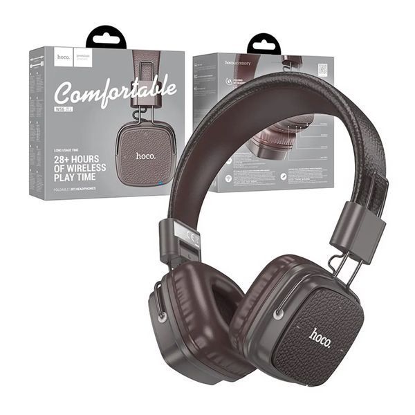 Навушники Big Bluetooth Hoco W56 brown 40112 фото
