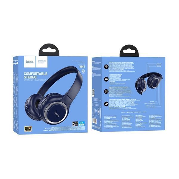 Навушники Big Bluetooth Hoco W41 blue 31451 фото