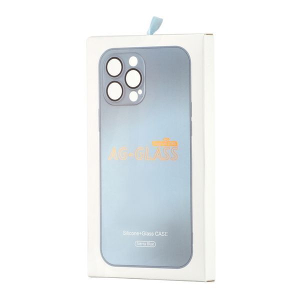 Силікон iPhone 14 MagSafe glass navy blue 23831 фото