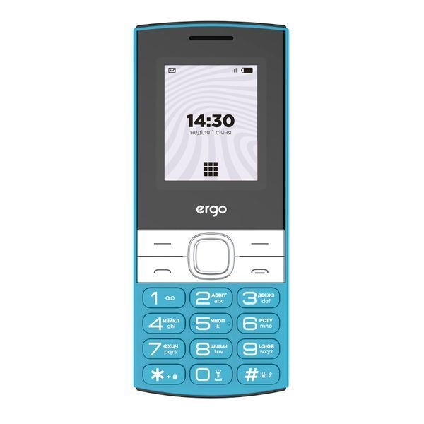 Телефон Ergo B185 Blue UA 46879 фото