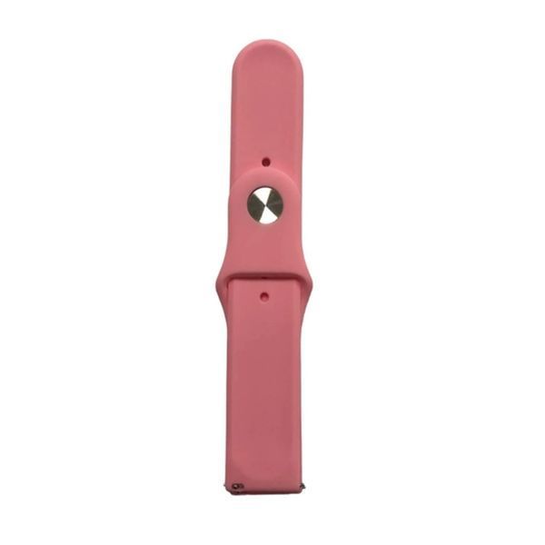 Універсальний ремінець 22mm silicone rose red 31927 фото