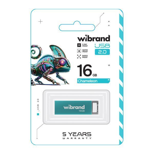 USB Flash 16 GB Wibrand Chameleon Light Blue 09234 фото