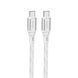 Cable Hoco Type-C to Type-C X98 60W/3A 1m silver 34360 фото 2