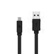 USB Cable Hoco micro usb X 5 Bamboo 2.4A 1m black 10148 фото 1