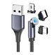 USB Cable Sertec ST-063 3in1 2.4A 1m магніт silver 32647 фото 1