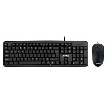 Клавіатура JEDEL G10 + мишка black 30204 фото