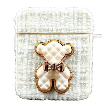 Чохол для AirPods 1/2 Bears white 44944 фото