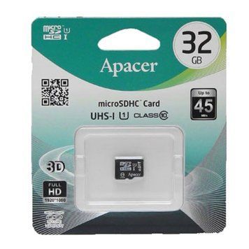 MicroSD 32GB Apacer UHS-1 85R Class 10 32844 фото
