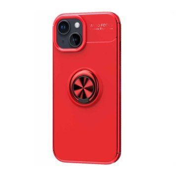 Накладка iPhone 7/8 Baseus Magnetic Ring black/red 02573 фото