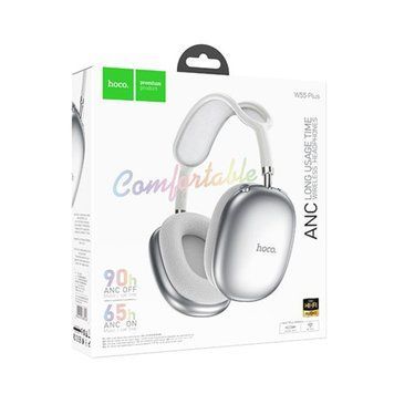 Навушники Big Bluetooth Hoco Apple AirPods W55 Plus silver 38823 фото