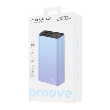Power bank 20 000 mAh Proove 22.5W Hyper Flux Plus Gradient 44269 фото