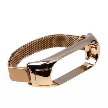Ремінець Xiaomi Mi Band 5/6 Steel magnet brown 31490 фото