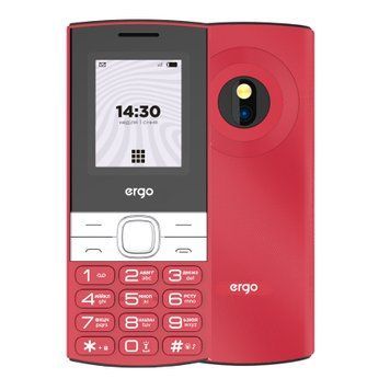 Телефон Ergo B185 Red UA 46880 фото