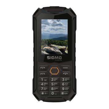 Телефон Sigma X-treme PV68 Black-Orange UA 40404 фото