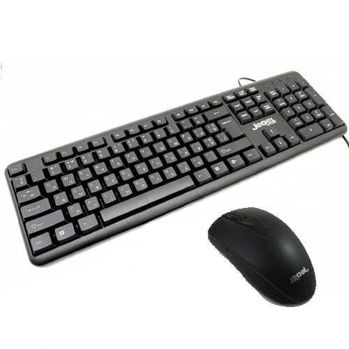 Клавіатура JEDEL G10 + мишка black 30204 фото