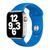 Ремінець Apple watch 42/44/45mm silicone capri blue 46970 фото