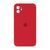 Silicone case Full camera iPhone 13 Pro Max crimson 34430 фото