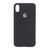 Silicone case Full iPhone Xs Max black 04535 фото