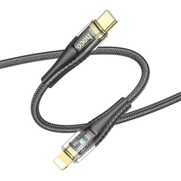 Cable Hoco Type-C to Lightning U121 1m black 42192 фото