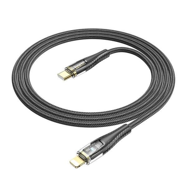 Cable Hoco Type-C to Lightning U121 1m black 42192 фото