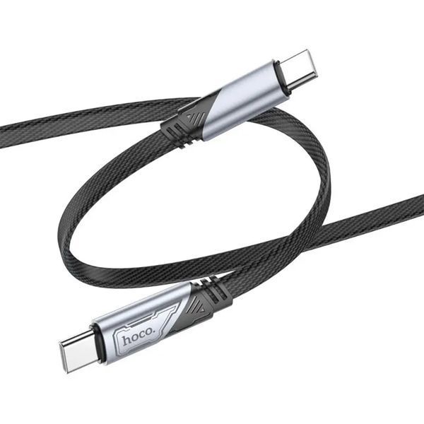 Cable Hoco Type-C to Type-C U119 60W/3A 1.2m black 34361 фото