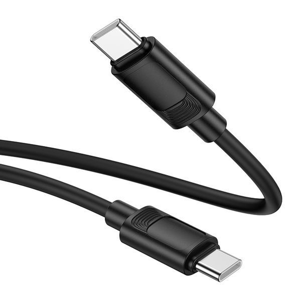 Cable Hoco Type-C to Type-C X122 60W/3A 1m black 44112 фото
