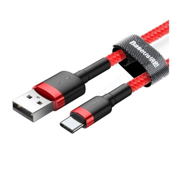 Кабель Baseus Cafule Type-C 2A (2m) red 05460 фото