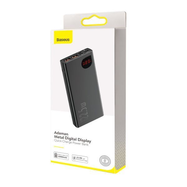 Power Bank 10 000 mah Baseus Adaman 22.5W Digital Display black 00702 фото