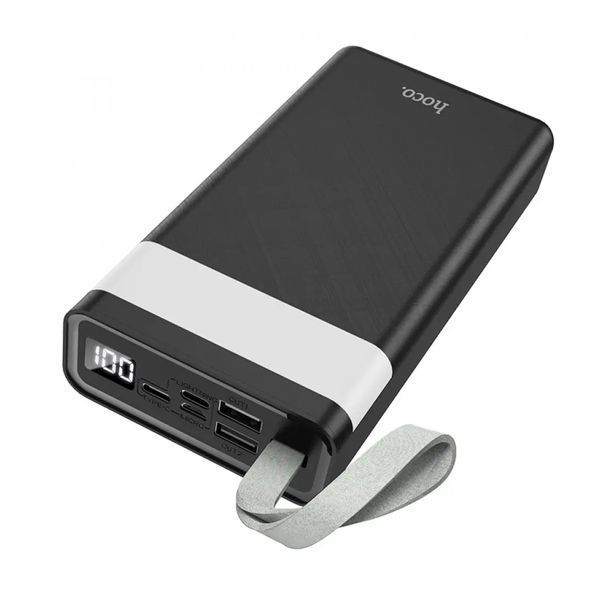 Power bank 30 000 mAh Hoco J73 Bipow LED Table Lamp LED Display black 28184 фото