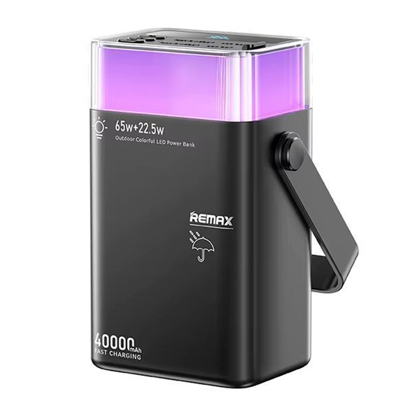 Power bank 40 000 mAh Remax FP-3 QC+PD (65W+22.2W) black 45006 фото
