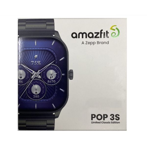 Смарт-годинник Amazfit Pop 3S Metal Black UA 37458 фото