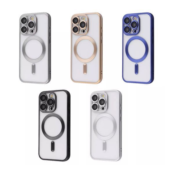 Силікон iPhone 15 MagSafe Matte Case gold 39124 фото