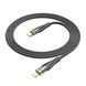 Cable Hoco Type-C to Lightning U121 1m black 42192 фото 2
