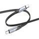 Cable Hoco Type-C to Type-C U119 60W/3A 1.2m black 34361 фото 2