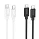 Cable Hoco Type-C to Type-C X122 60W/3A 1m black 44112 фото 4